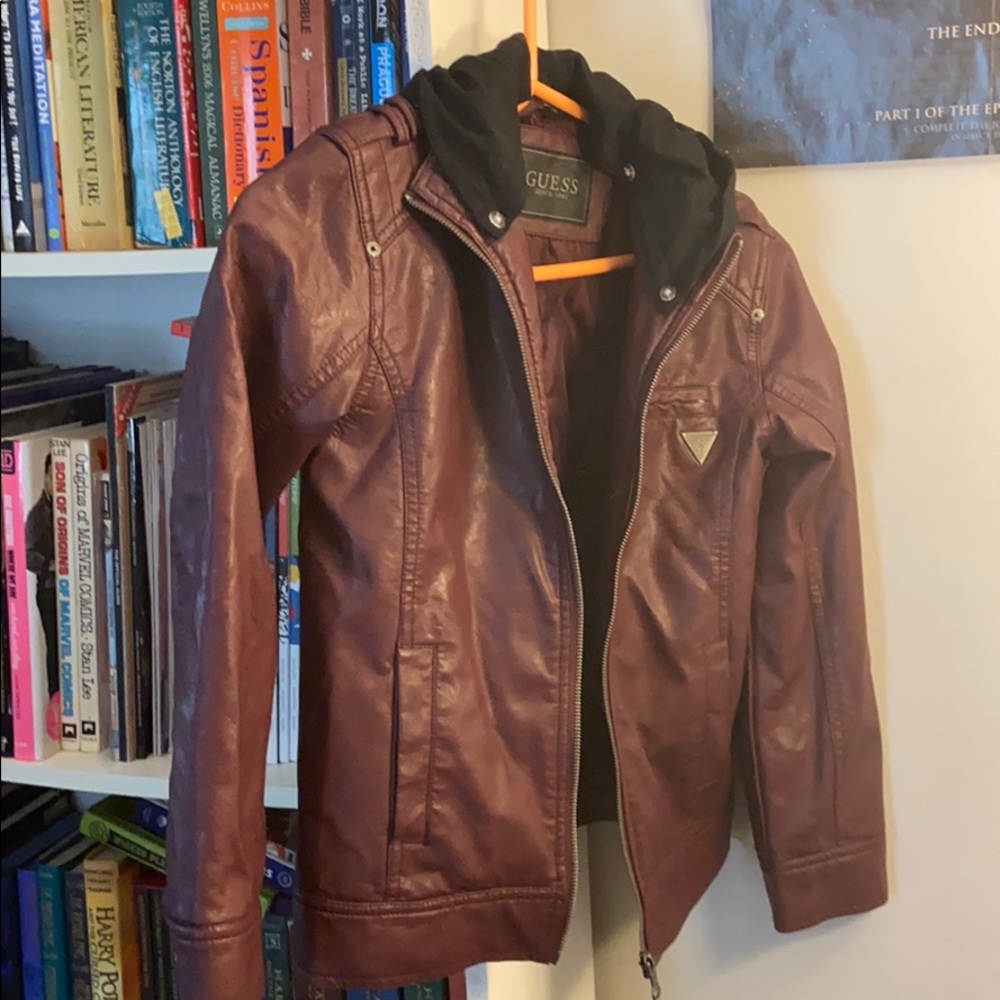 NWOT Guess faux leather jacket